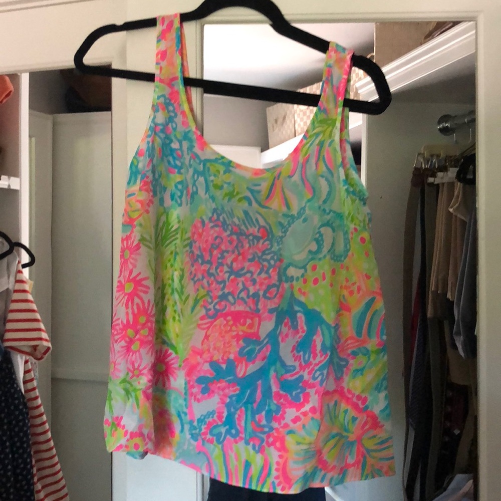 Lilly Pulitzer 100% Silk Top w/ tags